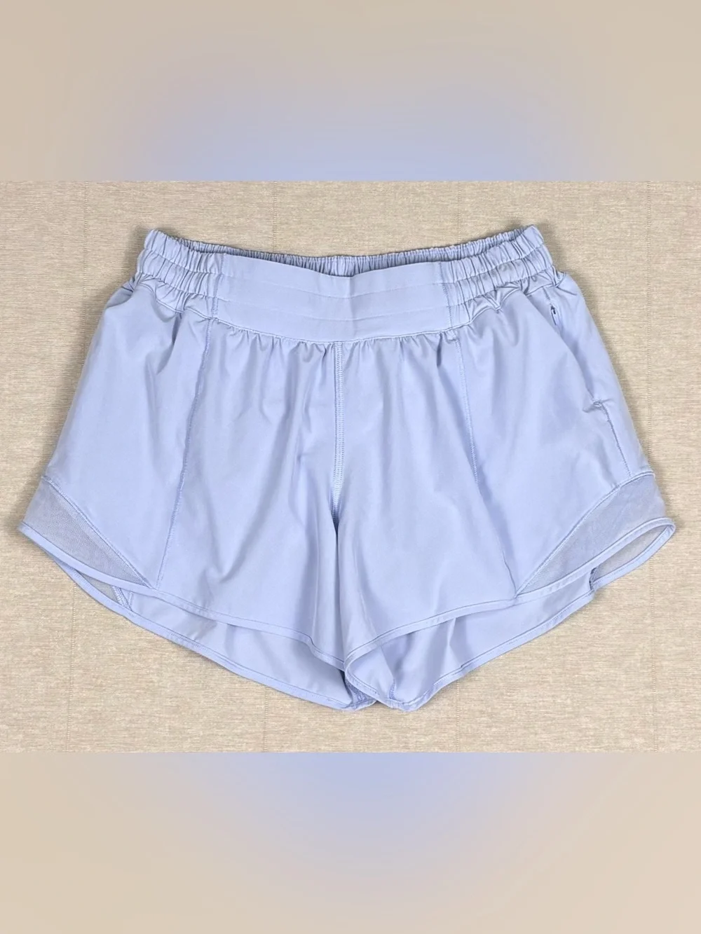 Lululemon Speed Up Shorts Size 8 Lavender Running Gym Pockets Athletic